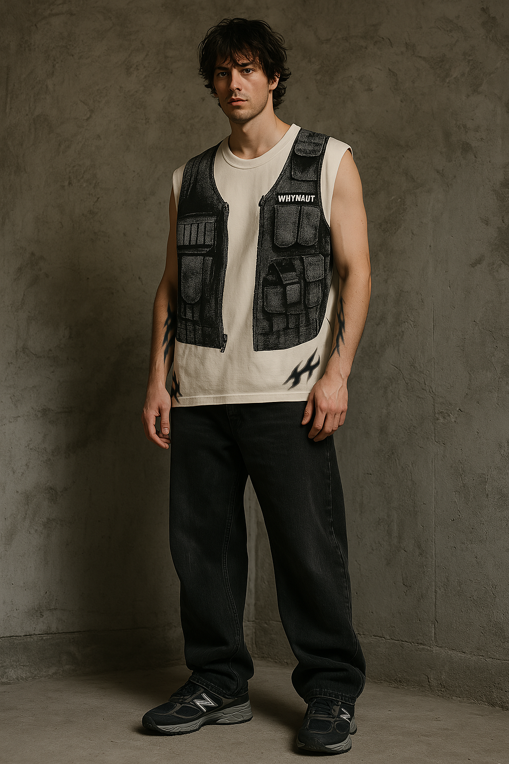 Armour white tank