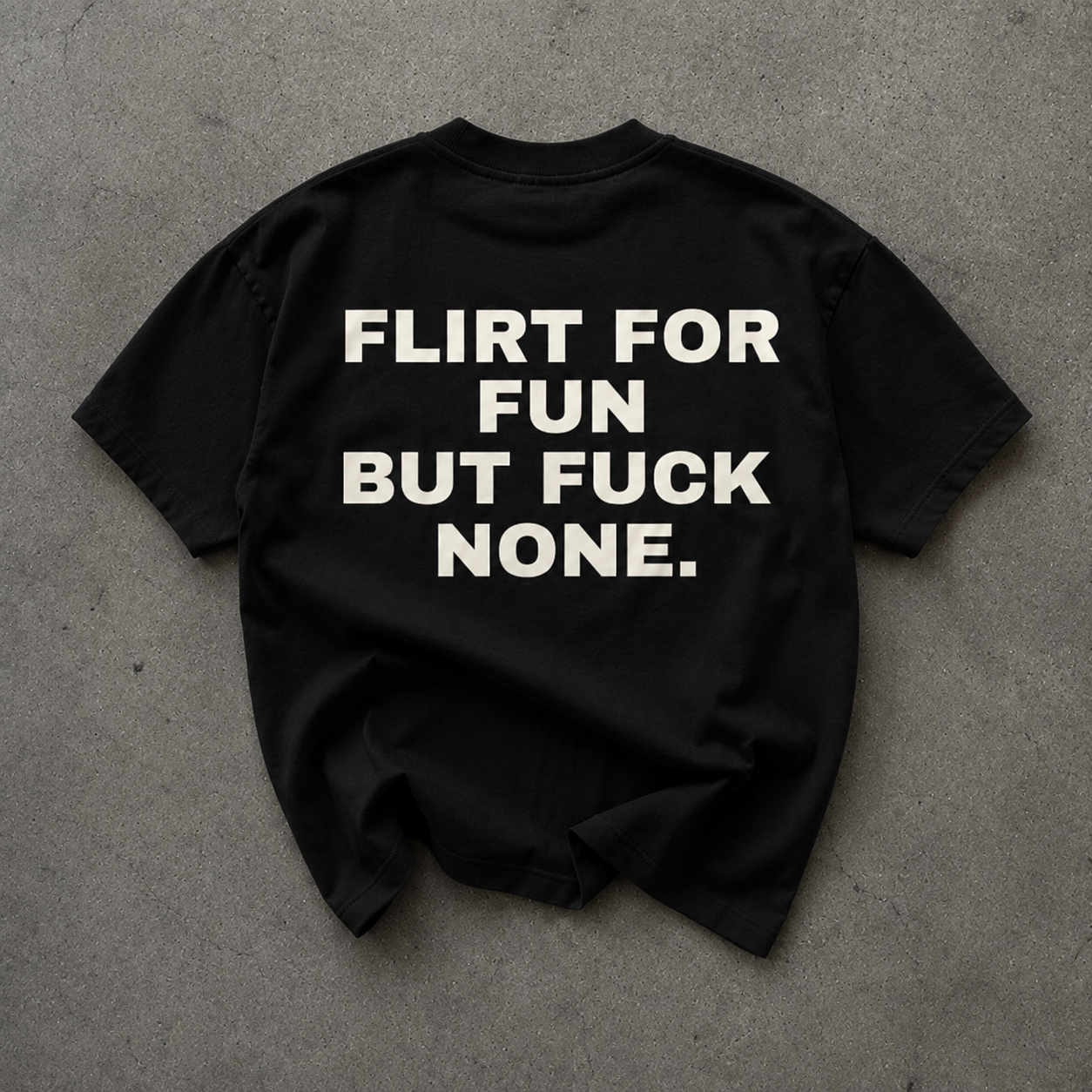 Black Statment tee