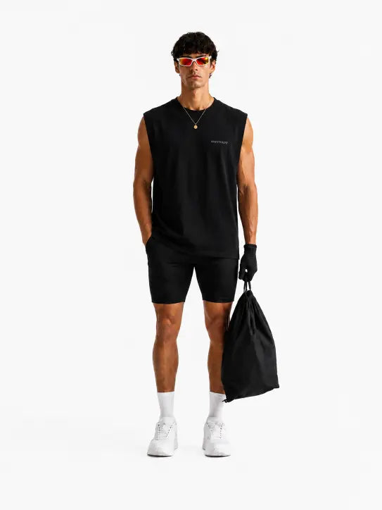 BLACK TANK TEE