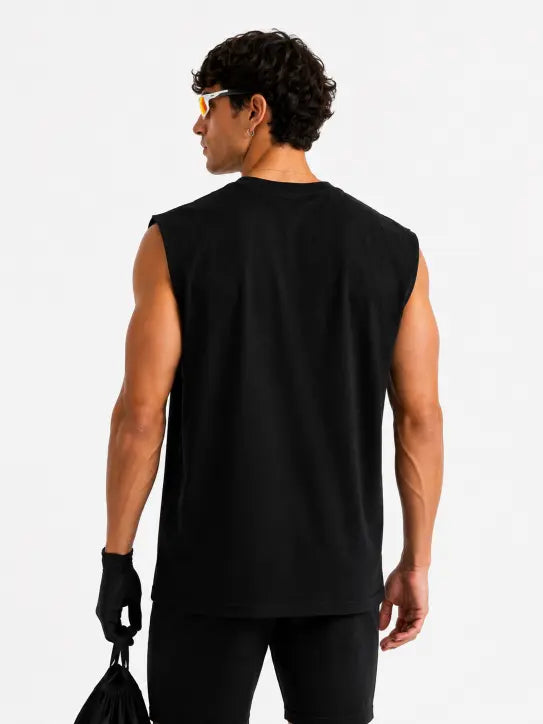 BLACK TANK TEE