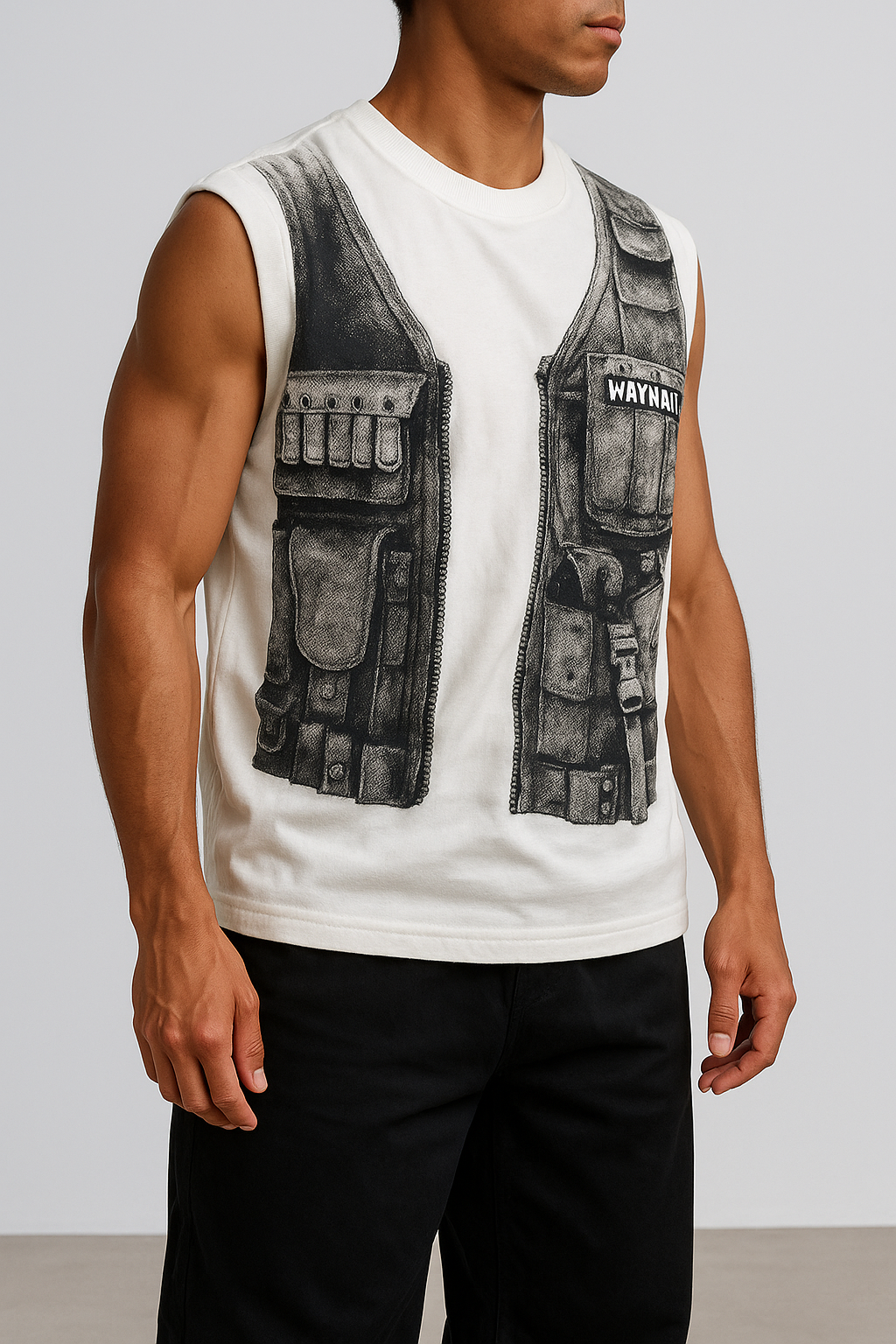 Armour white tank
