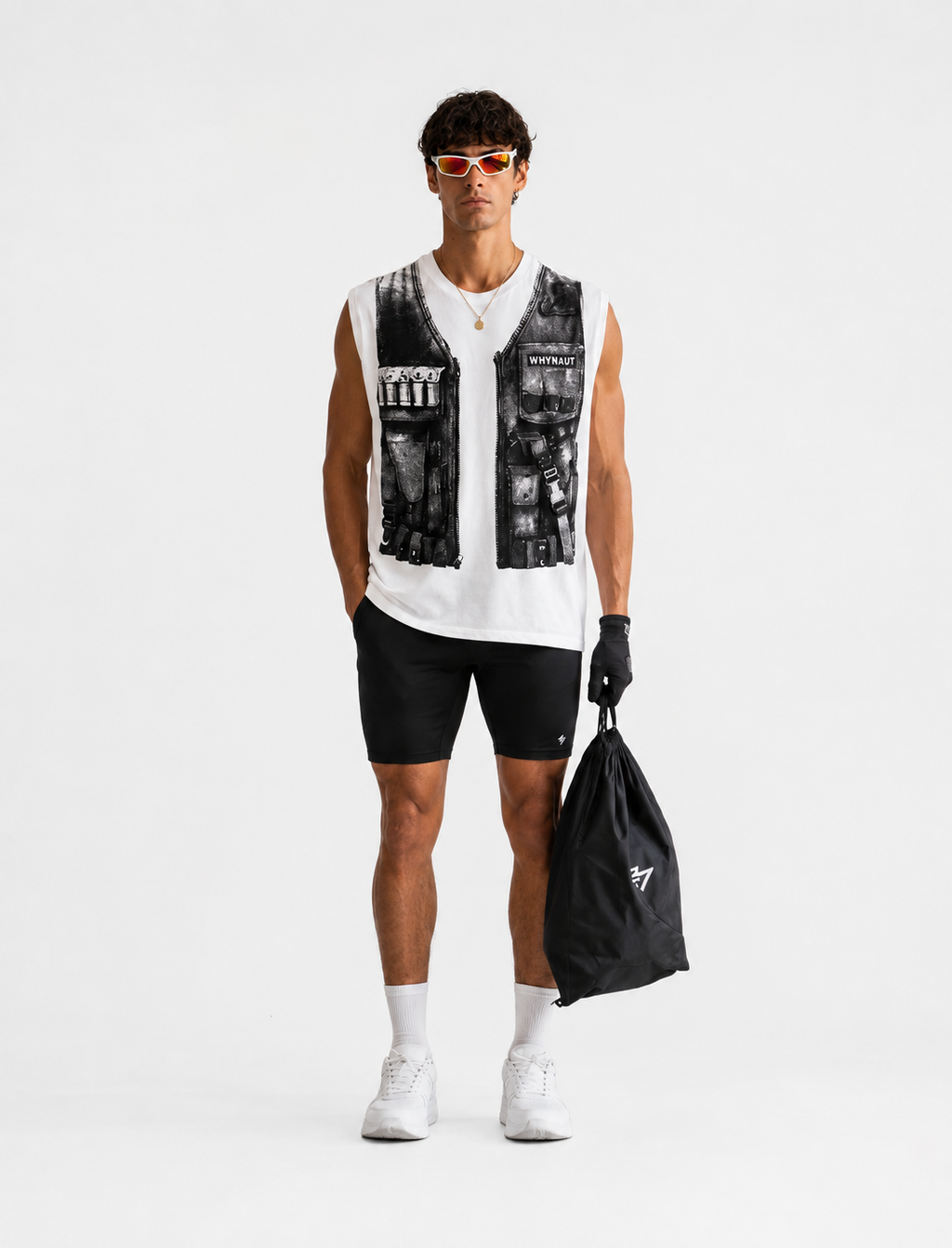 Armour white tank