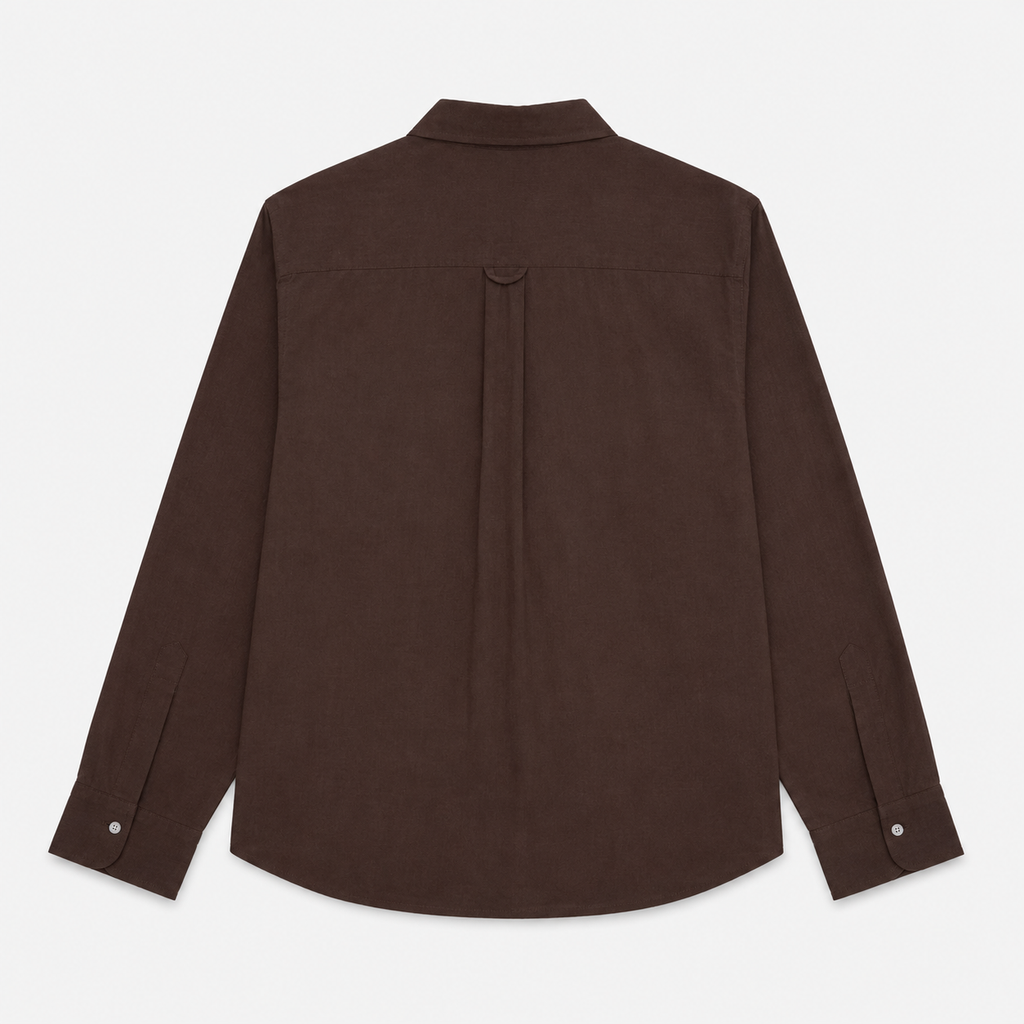 Brown Linen Oversized Shirt