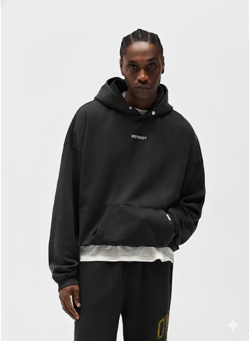 Dark grey hoodie