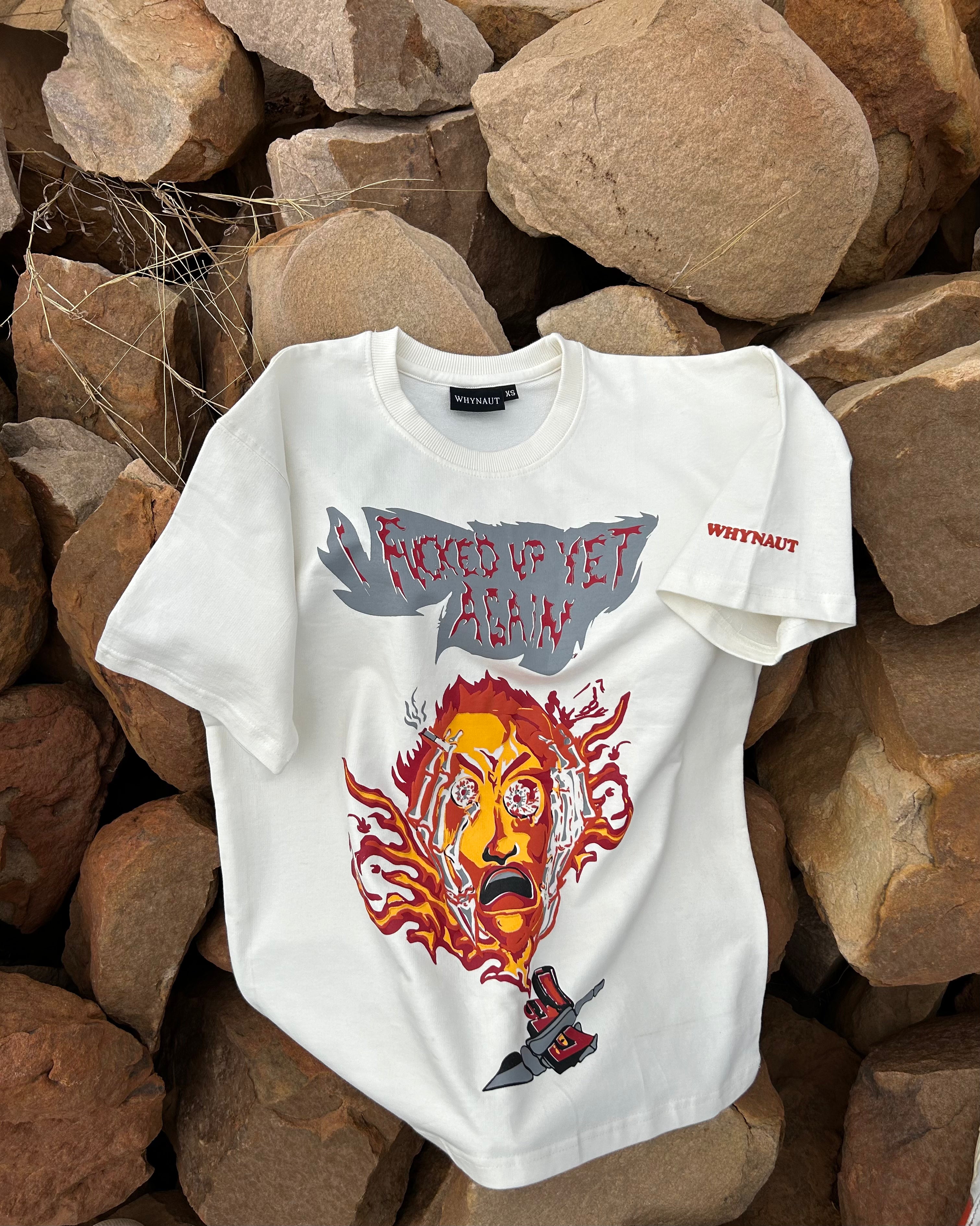 White fire Tee