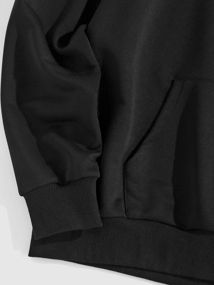 Boxy Black Hoddie