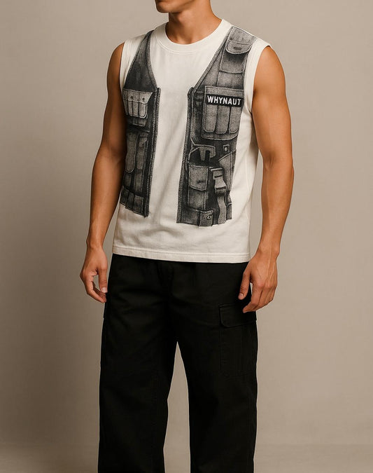 Armour white tank